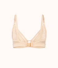 Load image into Gallery viewer, The Mesh Trim Maternity Bralette: Toasted Almond