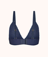 Load image into Gallery viewer, The Crochet Lace Bralette: Navy