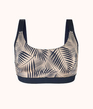 Load image into Gallery viewer, The All-You Busty Bralette - Print: Navy Palm Print