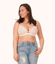 Load image into Gallery viewer, The Palm Lace Busty Bralette Trio: Toasted Almond/Jet Black/Soft Pink
