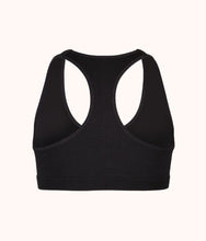Load image into Gallery viewer, The Seamless Racerback Bralette: Jet Black
