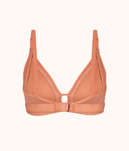 Load image into Gallery viewer, The Mesh Trim Maternity Bralette: Terracotta
