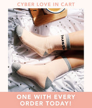 Load image into Gallery viewer, The Hustle Socks: Puff Pink/Silver
