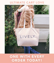 Load image into Gallery viewer, The Gold Stripe Tote: Gold Stripe/White
