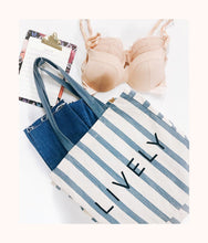 Load image into Gallery viewer, The Denim Stripe Tote - GWP: Denim Stripe
