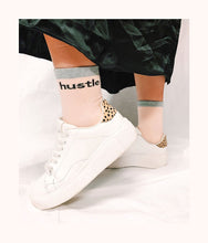 Load image into Gallery viewer, The Hustle Socks: Puff Pink/Silver
