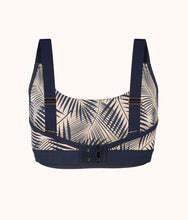 Load image into Gallery viewer, The All-You Busty Bralette - Print: Navy Palm Print
