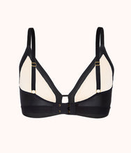 Load image into Gallery viewer, The Busty Bralette - Colorblock: Soft Pink/Black
