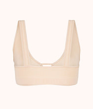 Load image into Gallery viewer, The Seamless Deep V Bralette: Toasted Almond
