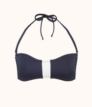 Load image into Gallery viewer, The Bandeau - Colorblock: Navy/White
